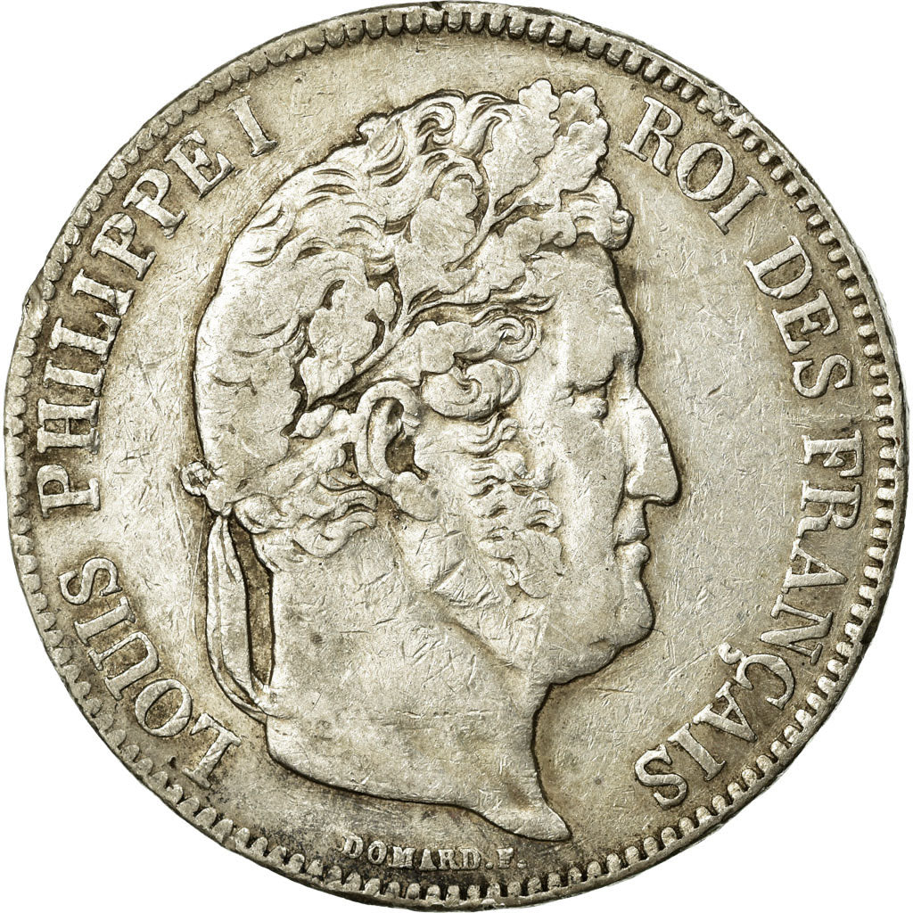 Monnaie, France, Louis-Philippe, 5 Francs, 1838, Strasbourg, TB+, Argent