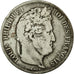 Moneda, Francia, Louis-Philippe, 5 Francs, 1836, Lille, BC+, Plata, KM:749.13