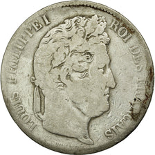 Coin, France, Louis-Philippe, 5 Francs, 1836, Strasbourg, F(12-15), Silver