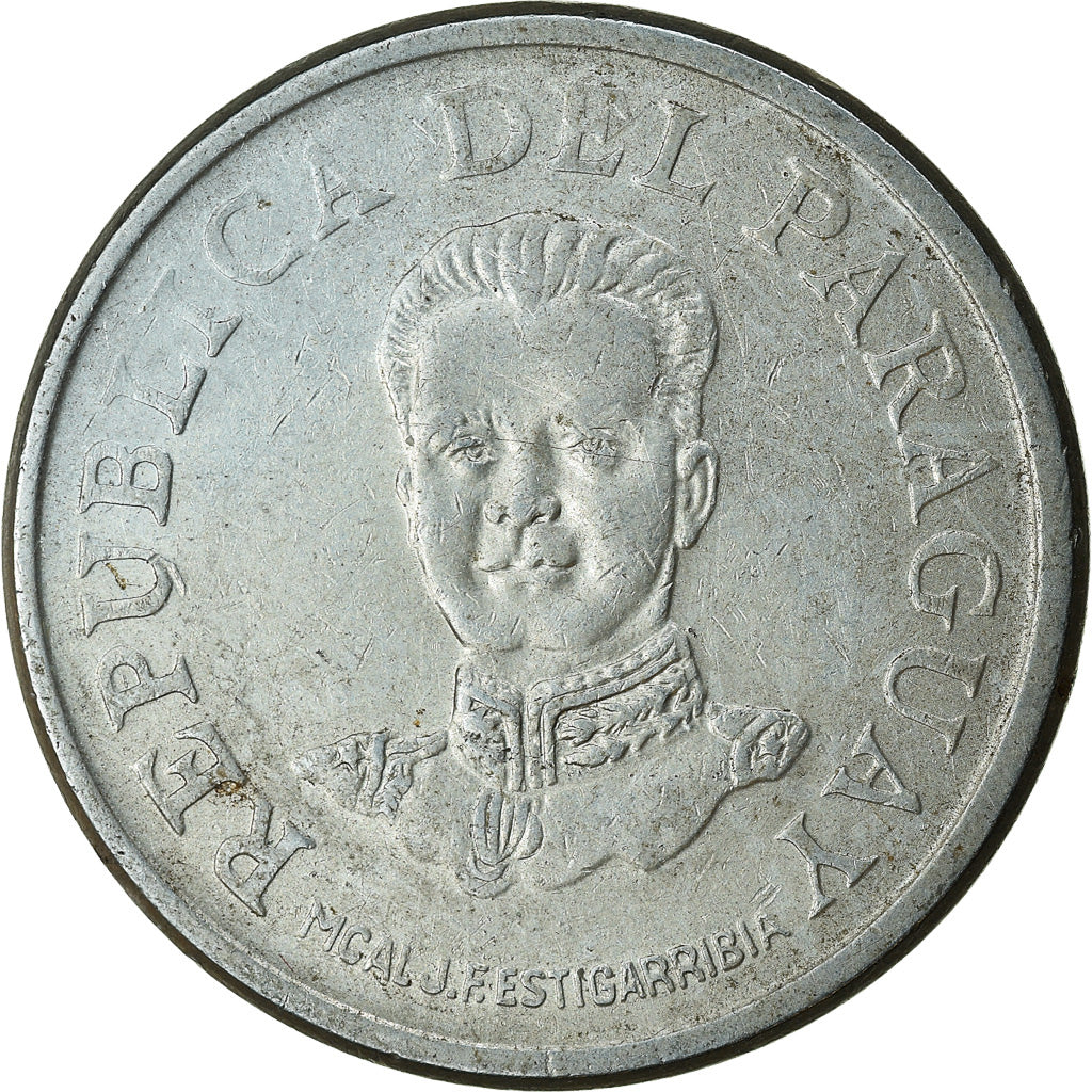 Coin, Paraguay, 50 Guaranies, 1975, EF(40-45), Stainless Steel, KM:154