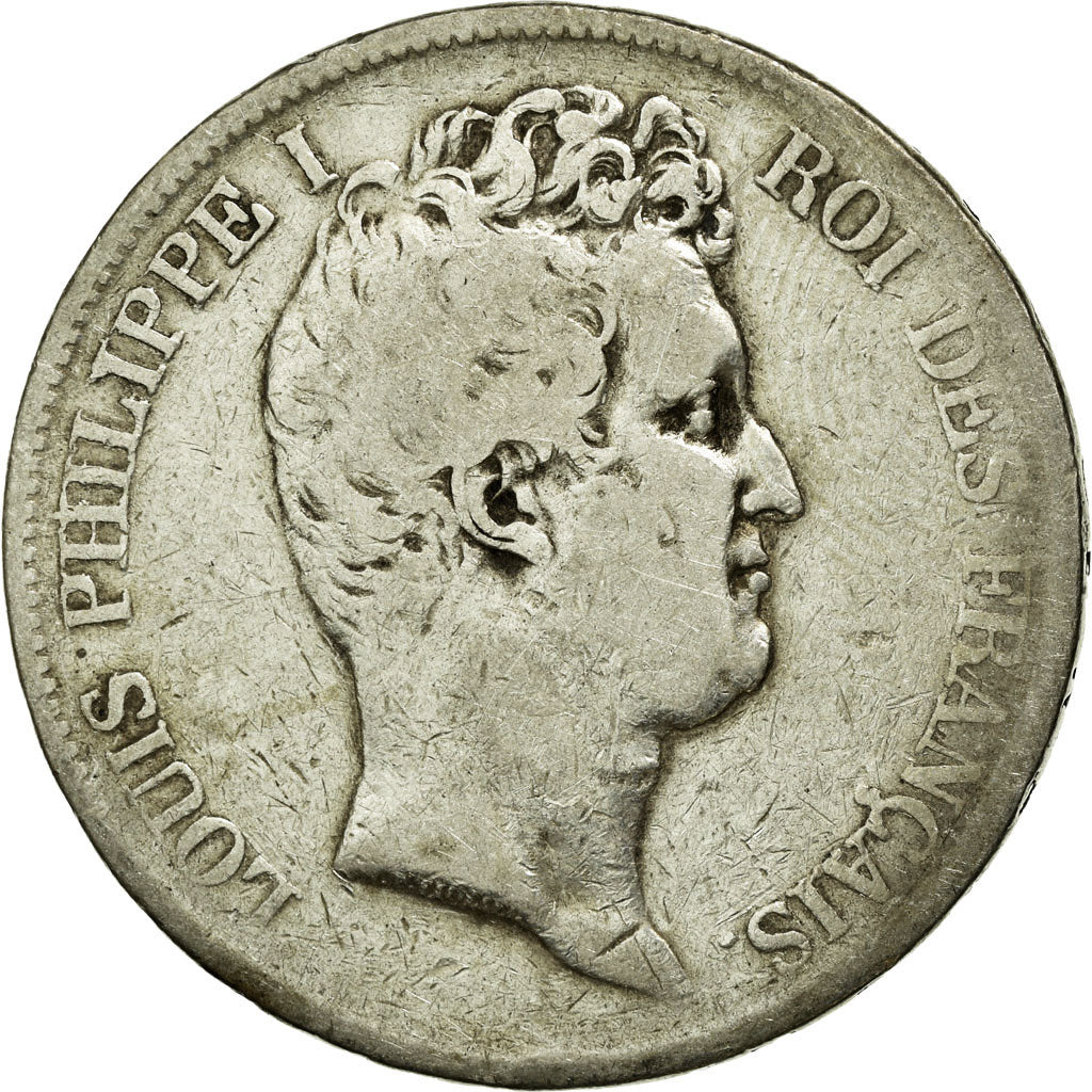 Münze, Frankreich, Louis-Philippe, 5 Francs, 1831, Bordeaux, S, Silber