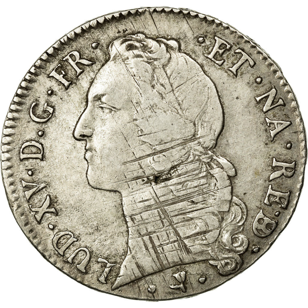 Coin, France, Louis XV, Écu de Béarn au bandeau, Ecu, 1765, Pau, VF(30-35)