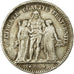 Monnaie, France, Hercule, 5 Francs, 1876, Bordeaux, TB+, Argent, KM:820.2
