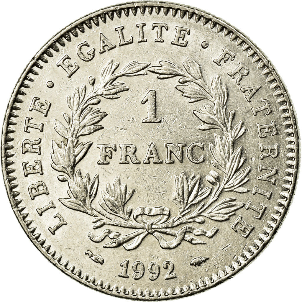 Monnaie, France, République, Franc, 1992, SUP+, Nickel, KM:1004.1, Gadoury:478