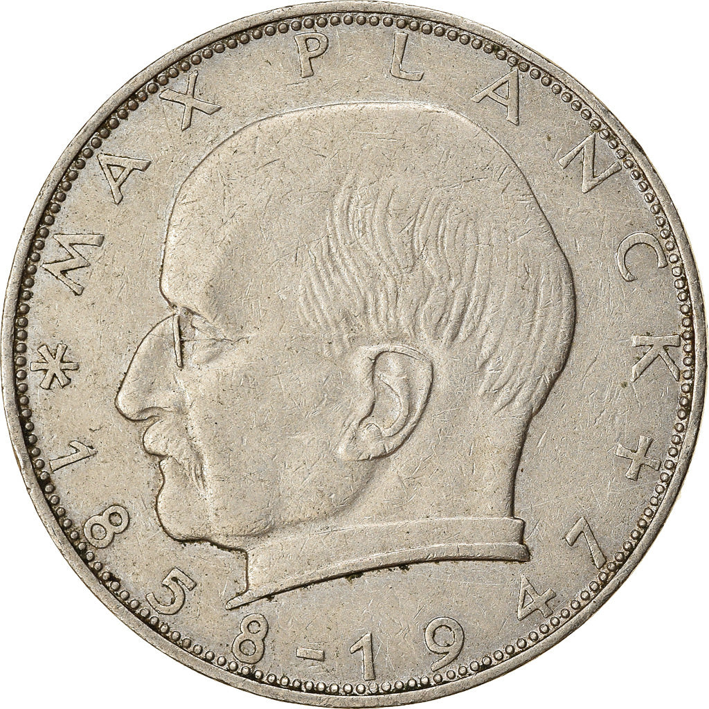 Coin, GERMANY - FEDERAL REPUBLIC, 2 Mark, 1961, Hambourg, EF(40-45)