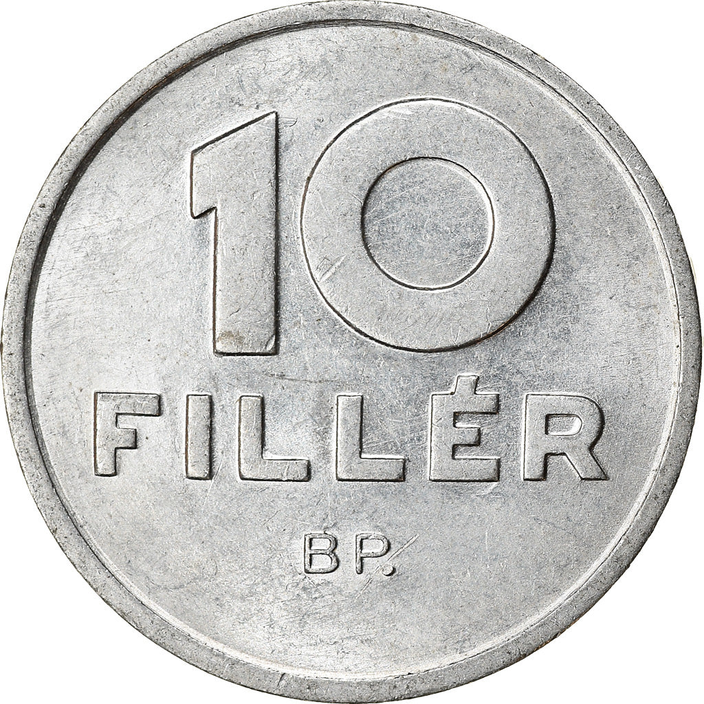 Monnaie, Hongrie, 10 Filler, 1990, Budapest, TTB, Aluminium, KM:675