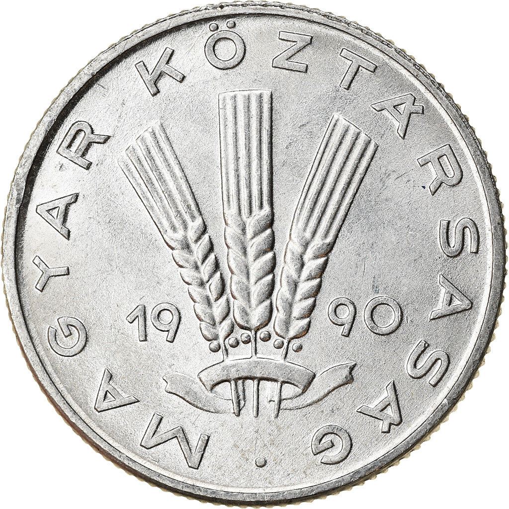 Moneta, Ungheria, 20 Fillér, 1990, Budapest, BB, Alluminio, KM:676