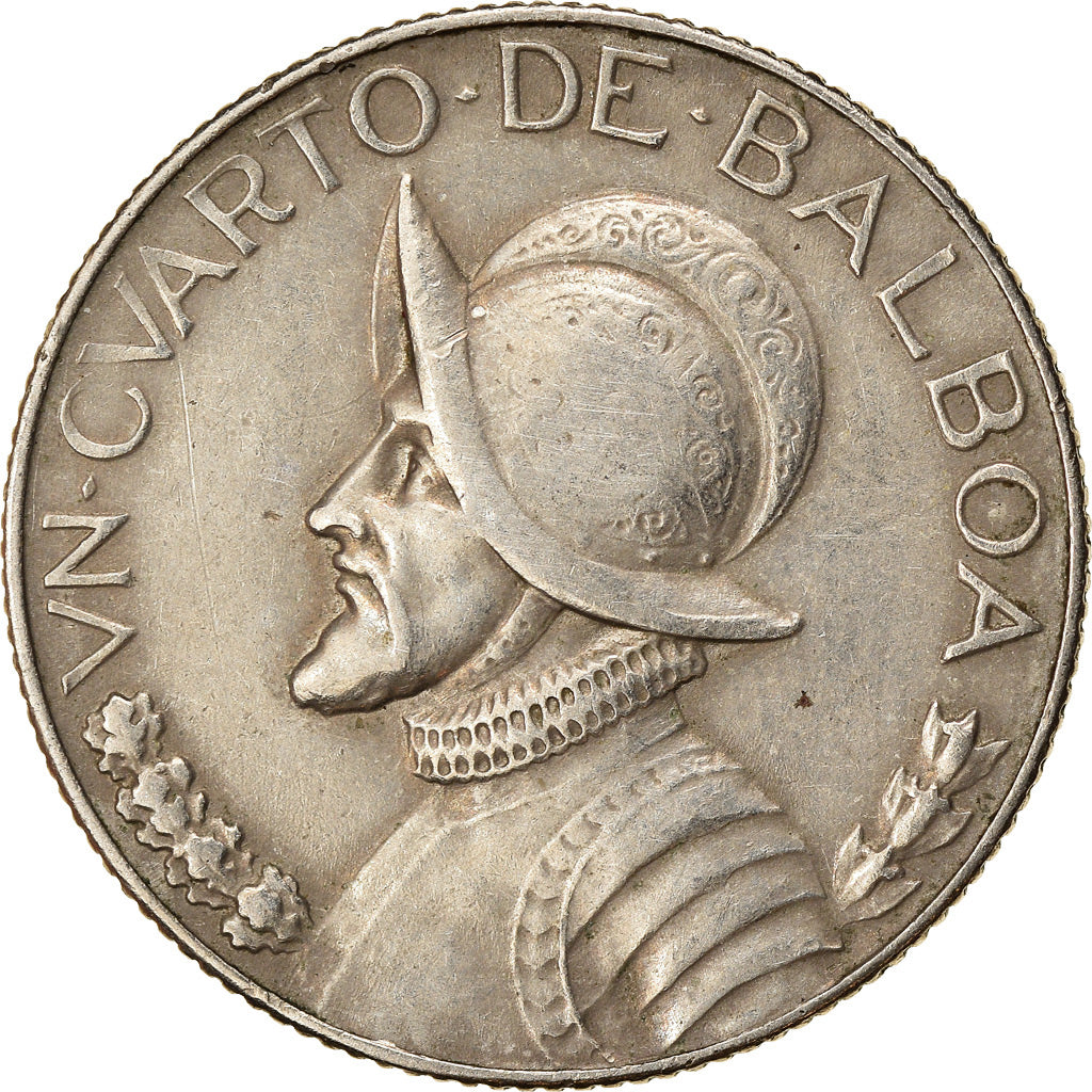 Coin, Panama, 1966 dates struck at US Mint in San Francisco., 1/4 Balboa, 1966