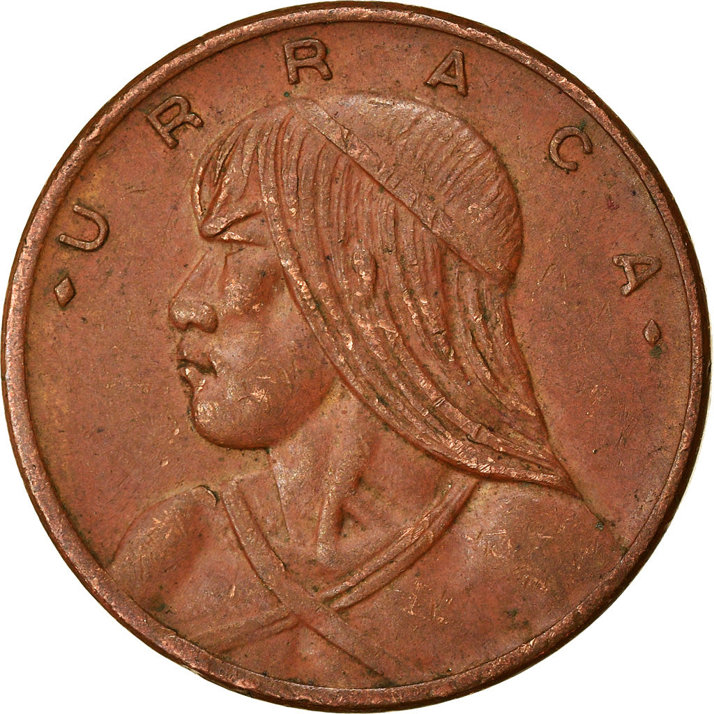 Moeda, Panamá, Centesimo, 1977, U.S. Mint, EF(40-45), Bronze, KM:22
