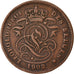 Moneta, Belgio, Leopold II, 2 Centimes, 1902, MB+, Rame, KM:35.1