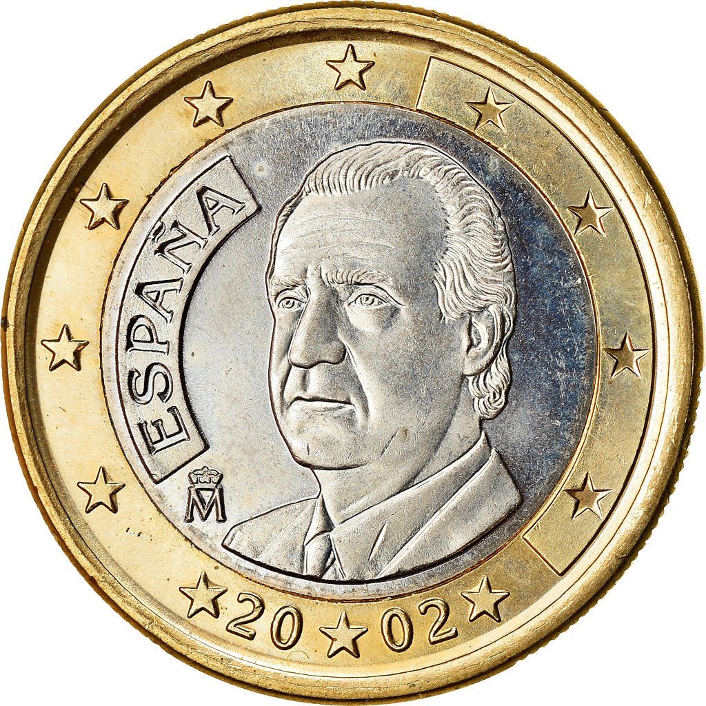 Spagna, Euro, 2002, SPL-, Bi-metallico, KM:1046