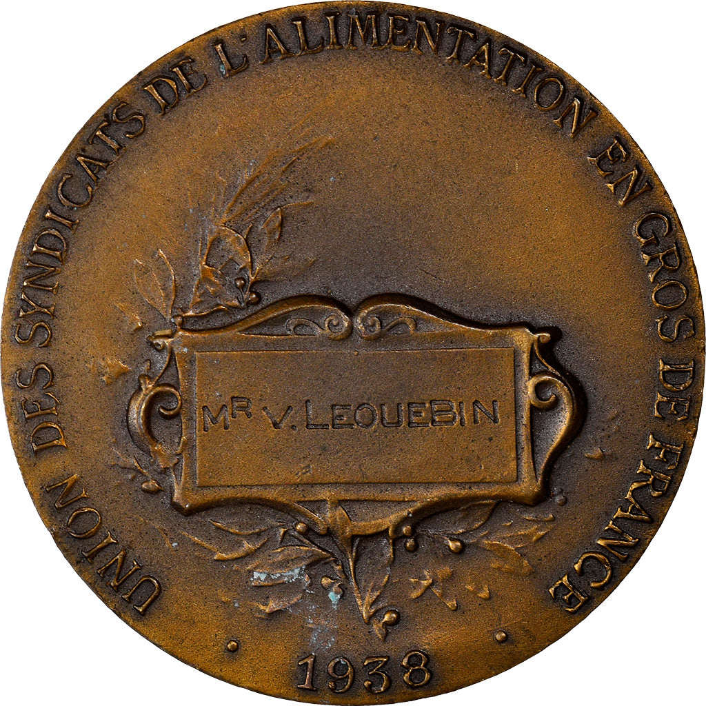 France, Médaille, Union des syndicats de l'alimentation en gros de France