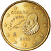 Spanien, 10 Euro Cent, 2011, UNZ, Messing, KM:1147