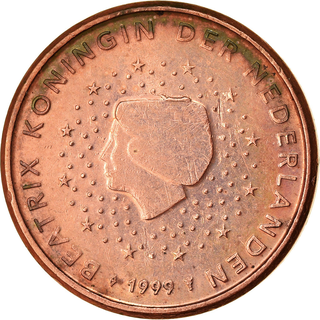 Niederlande, Euro Cent, 1999, SS, Copper Plated Steel, KM:234