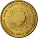 Países Baixos, 50 Euro Cent, 1999, EF(40-45), Latão, KM:239