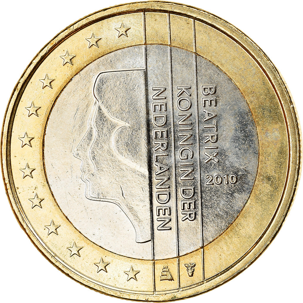 Niederlande, Euro, 2010, VZ, Bi-Metallic, KM:271
