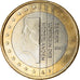 Países Bajos, Euro, 2011, EBC, Bimetálico, KM:271