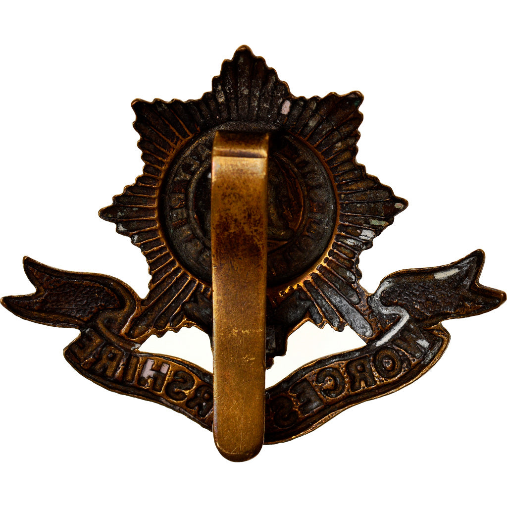 Regno Unito, Capbadge, Worcestershire Regiment, medaglia, 1914-1918, Eccellente