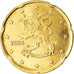 Finlandia, 20 Euro Cent, 2006, SPL-, Ottone, KM:102