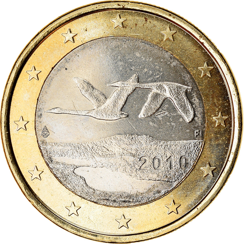 Finland, Euro, 2010, PR, Bi-Metallic, KM:129