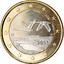 Finland, Euro, 2011, AU(55-58), Bi-Metallic, KM:129