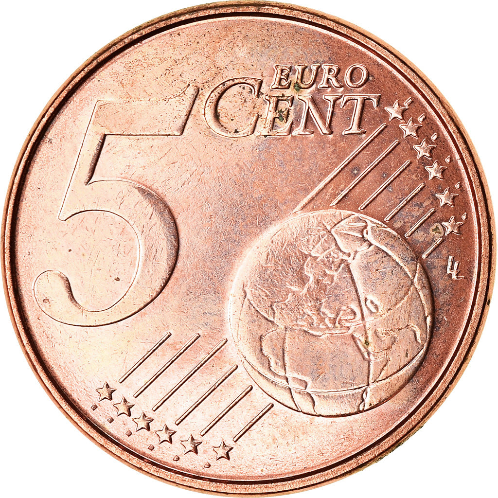 Belgium, 5 Euro Cent, 2007, AU(55-58), Copper Plated Steel, KM:226
