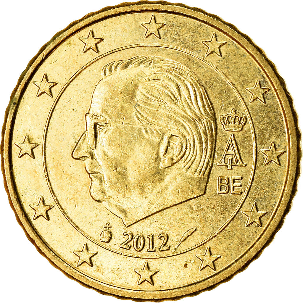 Belgien, 50 Euro Cent, 2012, VZ, Messing, KM:279