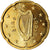IRELAND REPUBLIC, 20 Euro Cent, 2005, MS(63), Brass, KM:36