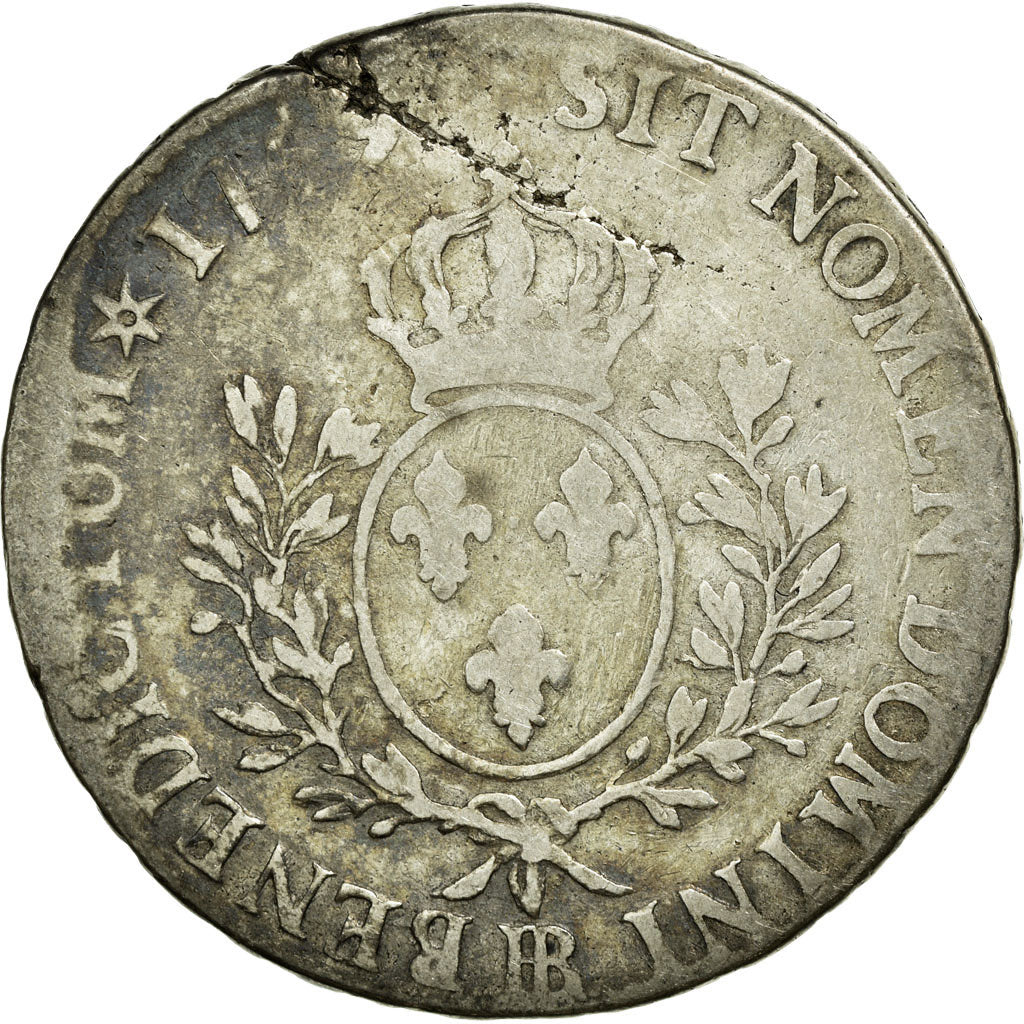 Coin, France, Louis XV, Écu au bandeau, Ecu, 1759, Strasbourg, VF(30-35)