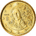 Italy, 10 Euro Cent, 2005, AU(55-58), Brass, KM:213