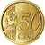 Italy, 50 Euro Cent, 2008, MS(63), Brass, KM:249