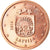 Łotwa, 2 Euro Cent, 2014, MS(63), Miedź platerowana stalą