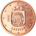 Lettonia, 2 Euro Cent, 2014, SPL, Acciaio placcato rame