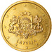 Latvia, 50 Euro Cent, 2014, MS(63), Brass