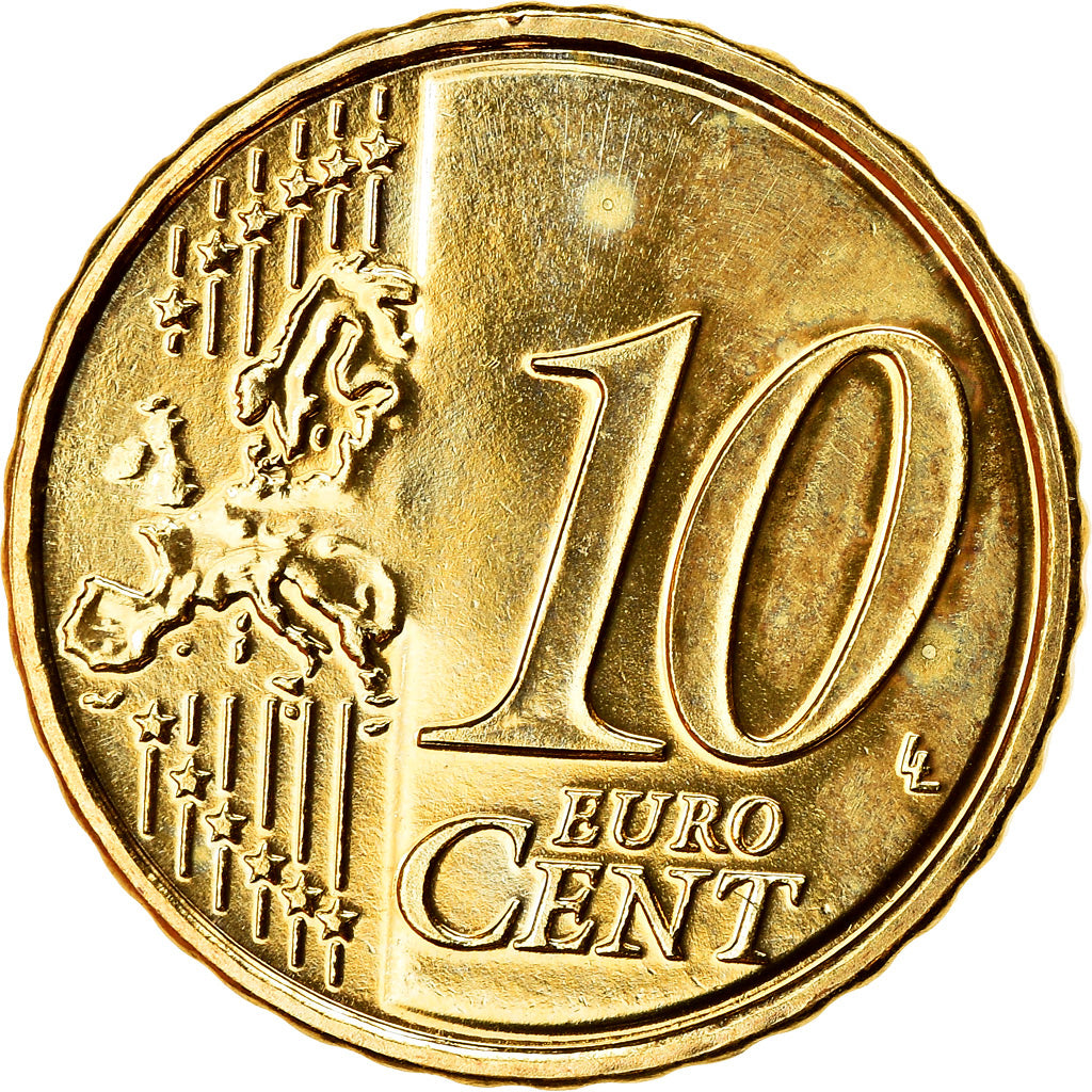 Eslovenia, 10 Euro Cent, 2008, SC, Latón, KM:71