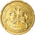 Lithuania, 20 Euro Cent, 2015, MS(63), Brass