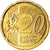 Lithuania, 20 Euro Cent, 2015, MS(63), Brass