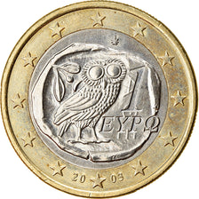 Greece, Euro, 2003, AU(55-58), Bi-Metallic, KM:187