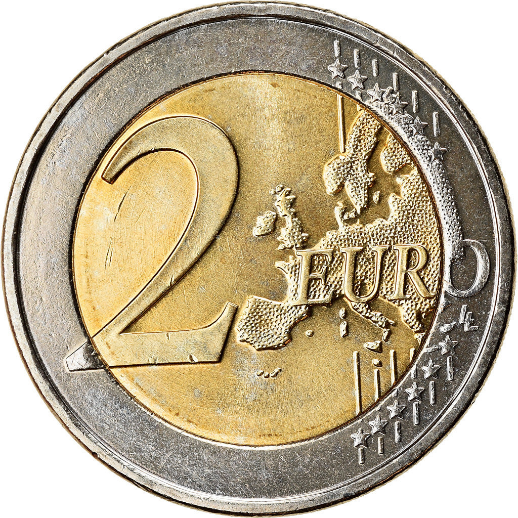 Griechenland, 2 Euro, Traité de Rome 50 ans, 2007, UNZ, Bi-Metallic, KM:216