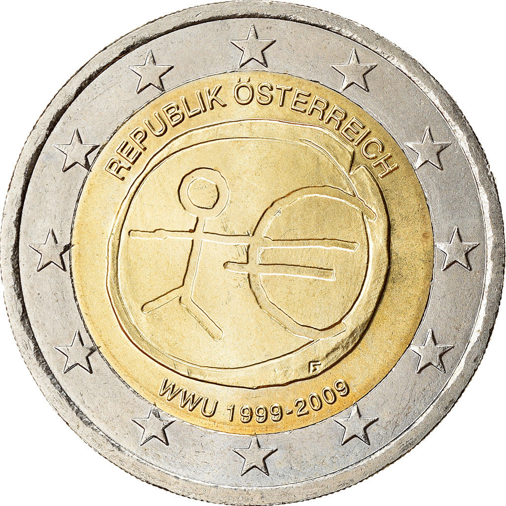 Austria, 2 Euro, EMU, 2009, SC, Bimetálico, KM:3175