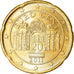 Austria, 20 Euro Cent, 2011, MS(63), Brass, KM:3140