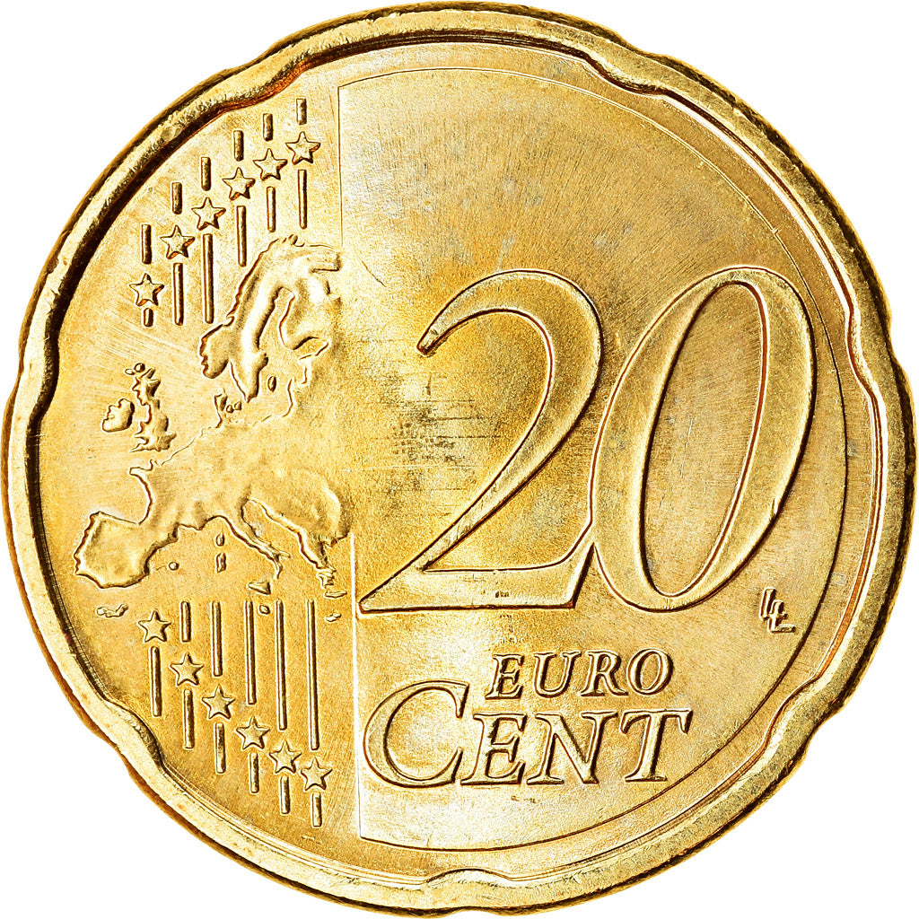 Austria, 20 Euro Cent, 2011, MS(63), Brass, KM:3140
