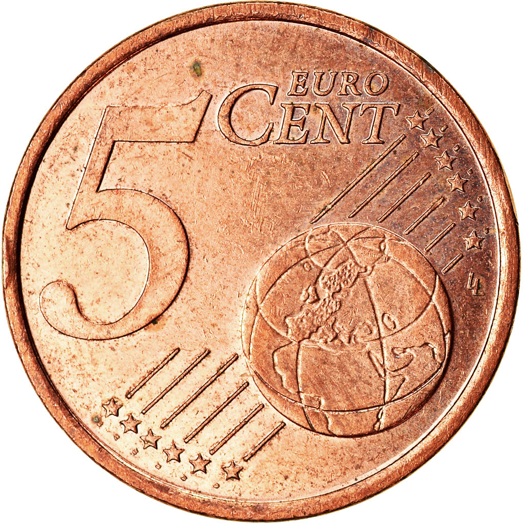 Frankreich, 5 Euro Cent, 1999, SS, Copper Plated Steel, KM:1284