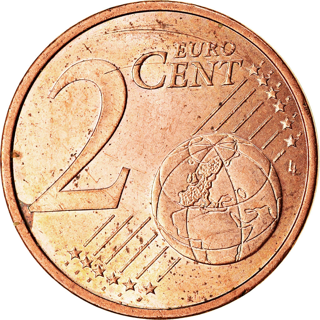 France, 2 Euro Cent, 2011, EF(40-45), Copper Plated Steel, KM:1283