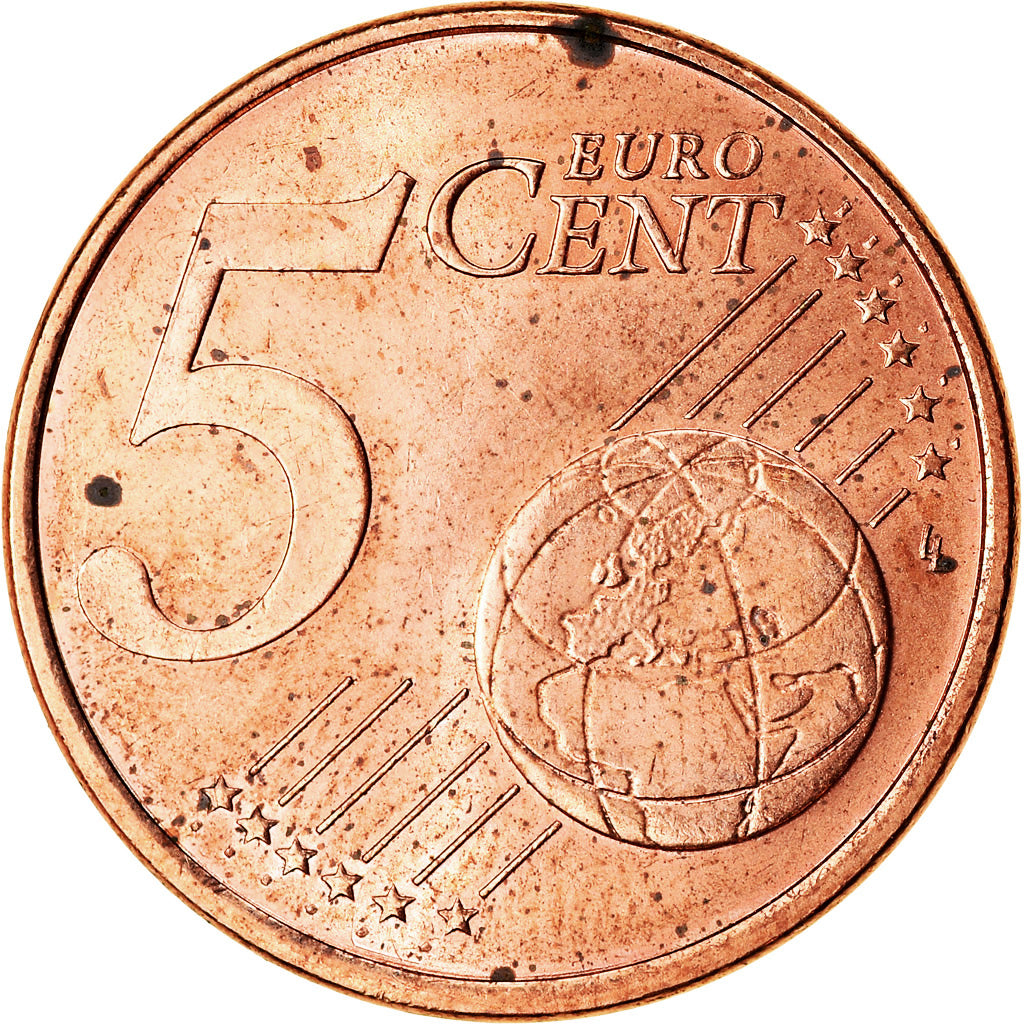 Francja, 5 Euro Cent, 2015, EF(40-45), Miedź platerowana stalą