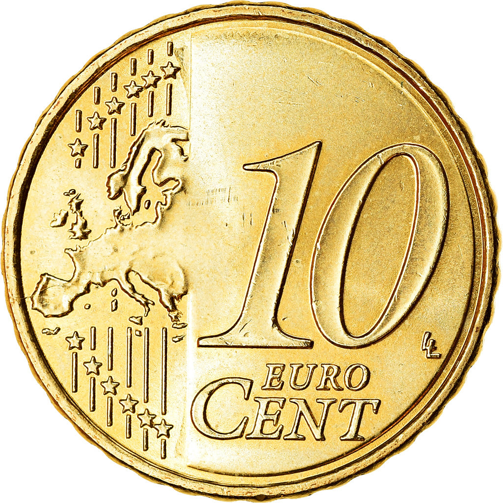 Francia, 10 Euro Cent, 2015, BB, Ottone