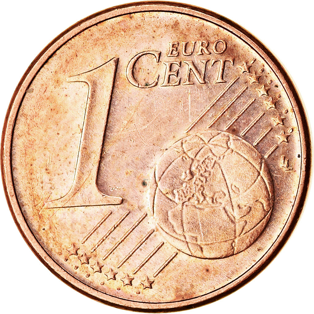 GERMANY - FEDERAL REPUBLIC, Euro Cent, 2002, EF(40-45), Copper Plated Steel