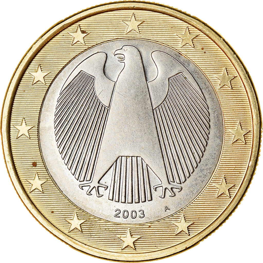 GERMANY - FEDERAL REPUBLIC, Euro, 2003, Berlin, Bi-Metallic, MS(63), KM:213