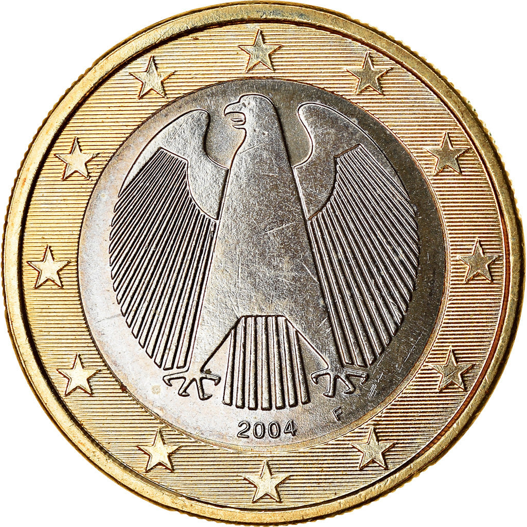 ALEMANIA - REPÚBLICA FEDERAL, Euro, 2004, SC, Bimetálico, KM:213
