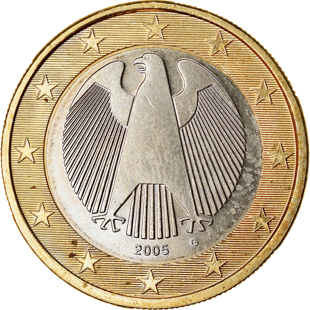 GERMANY - FEDERAL REPUBLIC, Euro, 2005, MS(63), Bi-Metallic, KM:213
